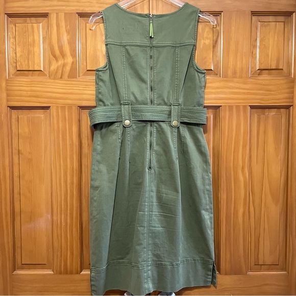 Anthropologie Maeve Oona Utility
Dress Olive Green Sleeveless Size 4 - Picture 4 of 11